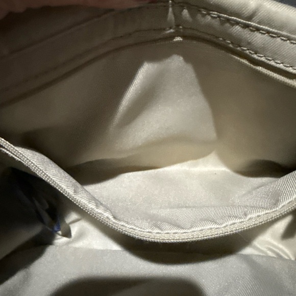 American Leather Co Pale Yellow Leather Crossbody Bag - Picture 9 of 11